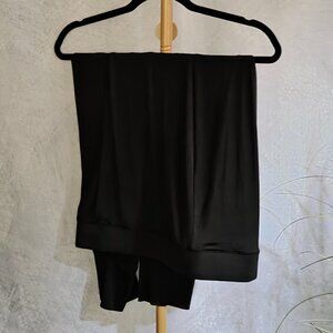 Lands’ End Women's Thermaskin Black Long Underwear Bottoms Size 2X